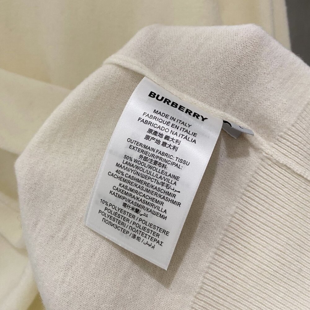 Burberry White Classical Pattern Sweaters - image 6